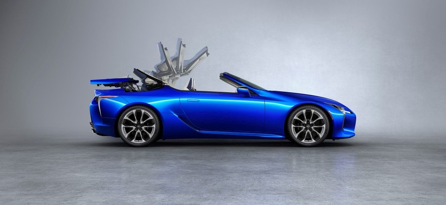 Lexus LC 500 Convertible má veľmi neobyčajnú strechu