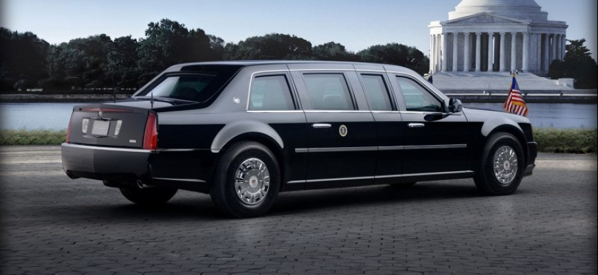 Prezidentská limuzína Baracka Obamu