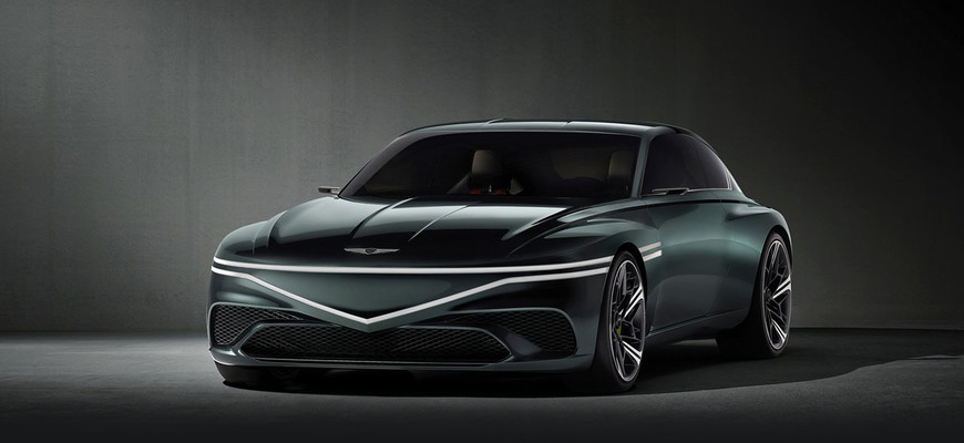 Genesis X Speedium Coupe je odvážna vízia dvojdverového elektromobilu