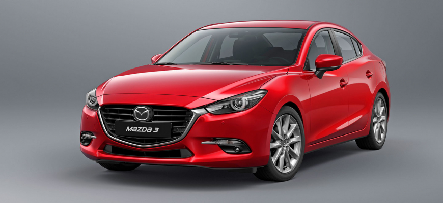 Mazda 3 má pre rok 2017 miernu modernizáciu