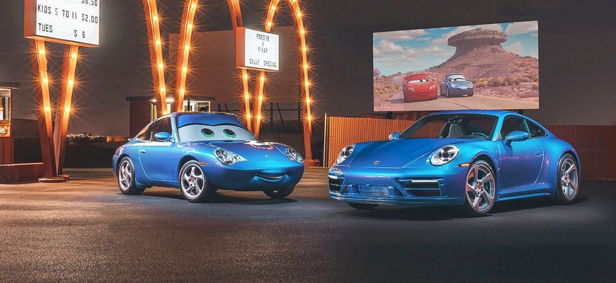 Porsche postavilo unikátnu 911 Sally Carrera. Modrá kráska z filmu Cars môže byť vaša