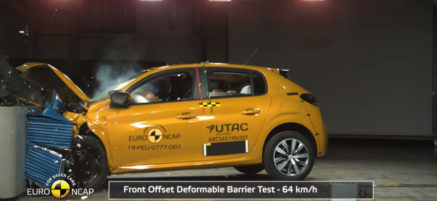 Aj Peugeot 208 Euro NCAP prešiel 