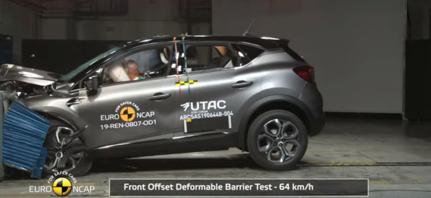 Renault Captur Euro NCAP dosiahol na plný počet 5 hviezd