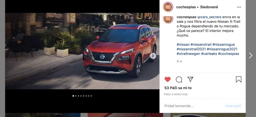 Nový Nissan X-Trail 2021 bez maskovania na uniknutých fotkách