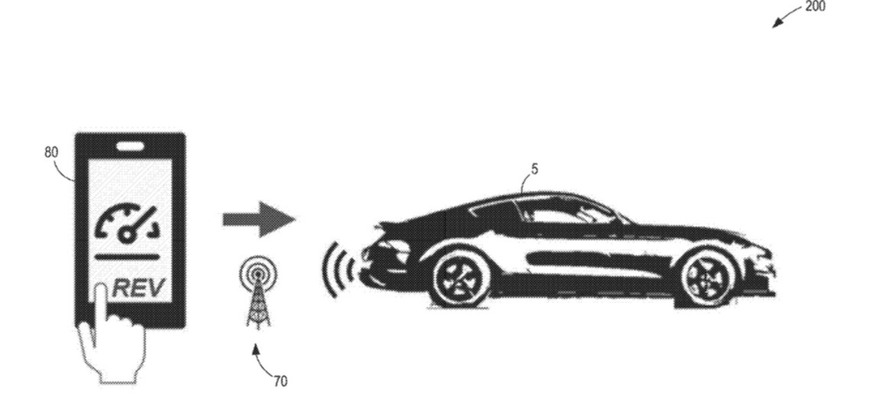 Ford si nechal patentovať tak trochu zbytočnú frajerinku, vytáčanie motora na diaľku