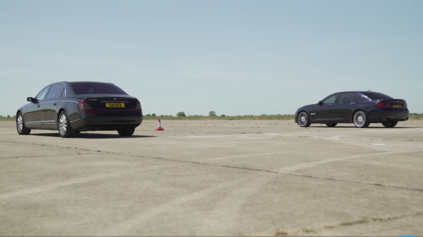 DRAG RACE MAYBACH VS BMW 760LI: PRETEKY LUXUSU