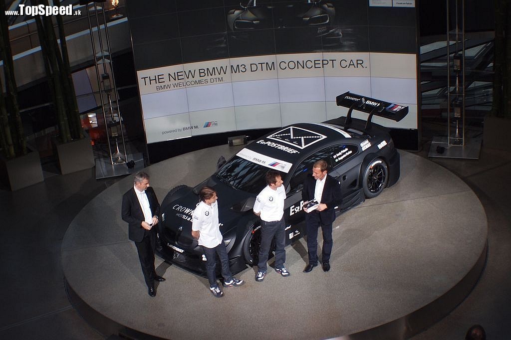 Predstavenie BMW M3 DTM Concept car