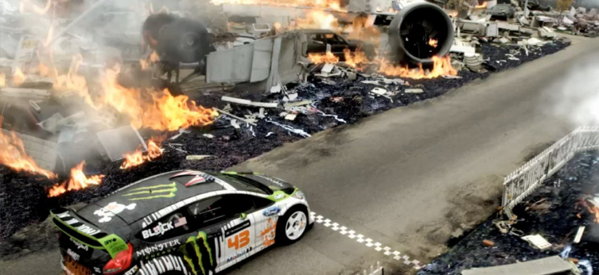 A je to tu! Ken Block Gymkhana FOUR: The Hollywood Megamercial