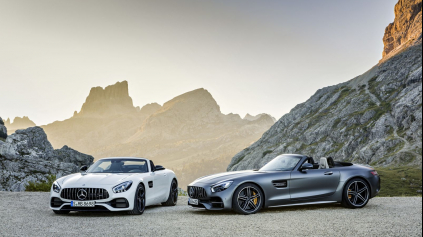 AMG GT Roadster má našľapanú GT C s 557 koňmi a 680 Nm