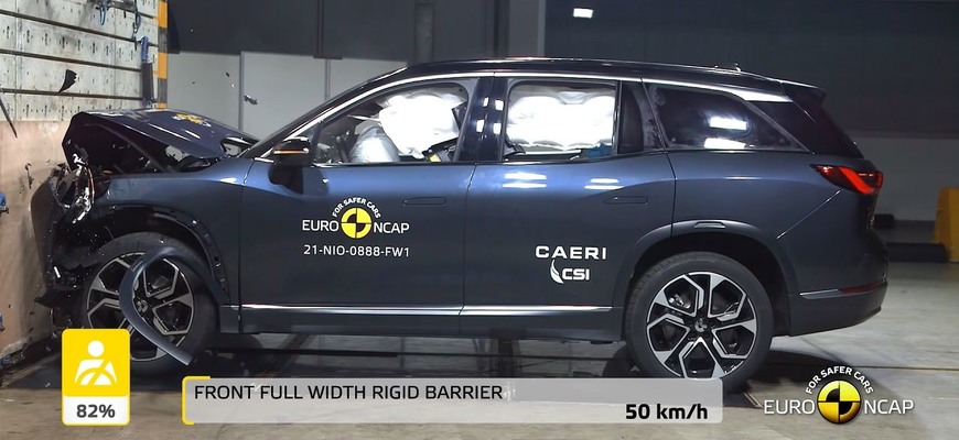 NIO ES8 Euro NCAP test: Pojazdná truhla alebo bezpečné čínske elektrické SUV?