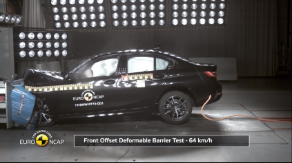 BMW 3 EURO NCAP ZVLÁDLO NA VÝBORNÚ