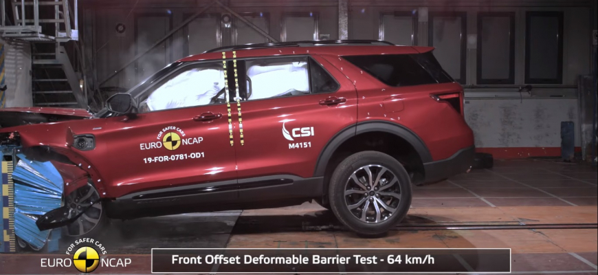 Euro NCAP Ford Explorer zvládol na 5 hviezd, ale s pripomienkami