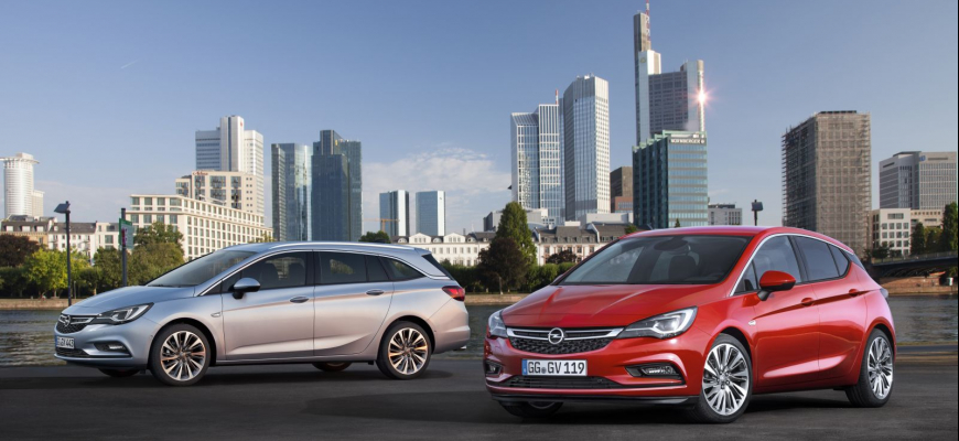 Nový Opel Astra K kúpite už od 12 290 €!