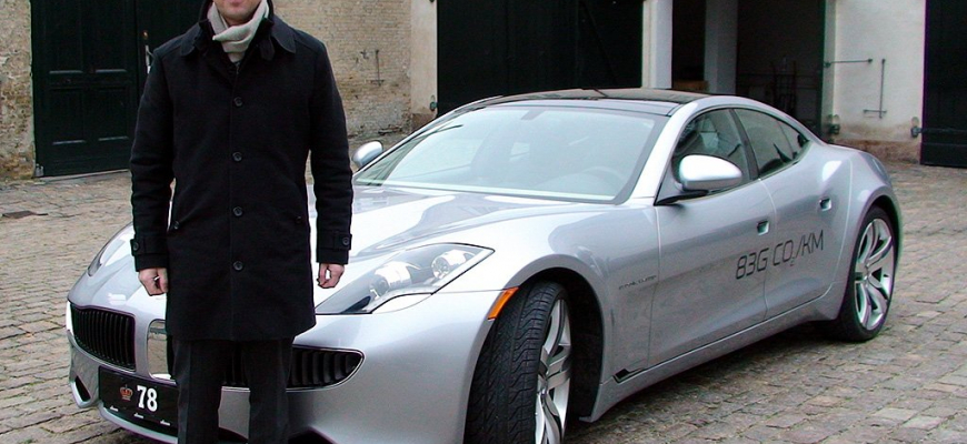 Dánsky princ Frederik vyskúšal Fisker Karma