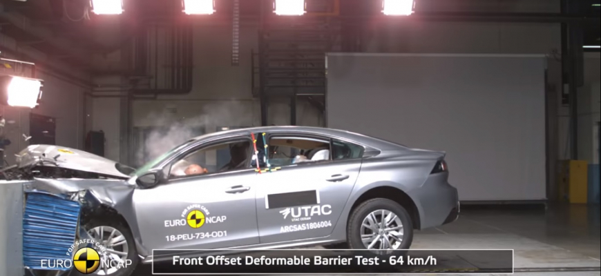 Peugeot 508 Euro NCAP so ziskom 5 hviezd