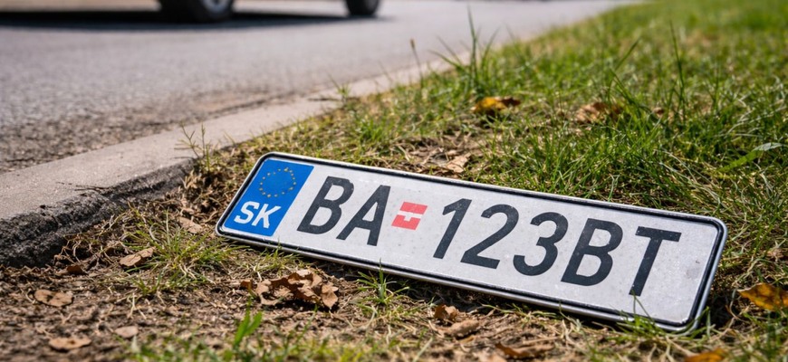 Ukradnutá, poškodená, stratená ŠPZ: Koľko zaplatíte? Ako postupovať?