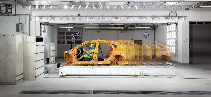 Nové centrum bezpečnosti VW simuluje realitu