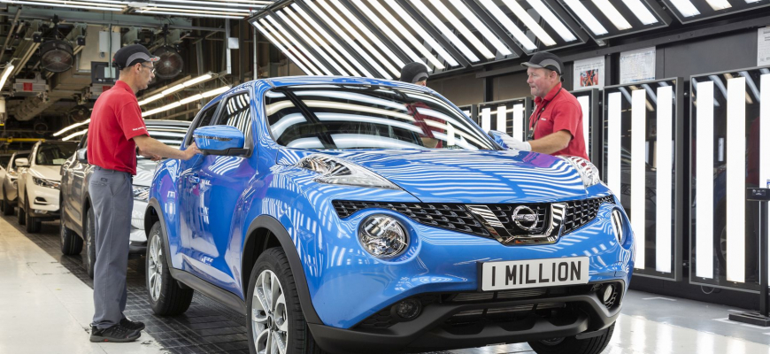 V Sunderlande vyrobili už miliónty Nissan Juke