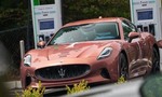 Maserati neustrážilo elektrické Folgore GranTurismo bez kamufláže, toto sú jeho prvé fotky
