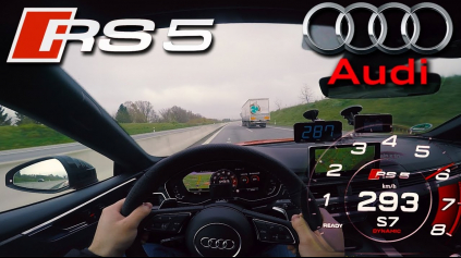 Audi RS5 dokáže na autobahne takmer 300 km/h