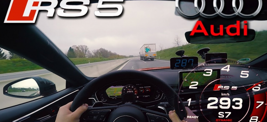 Audi RS5 dokáže na autobahne takmer 300 km/h