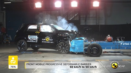 HONDA E EURO NCAP TESTY ZVLÁDLA DOBRE, ZAKOPLA LEN PRI OCHRANE DOSPELÝCH