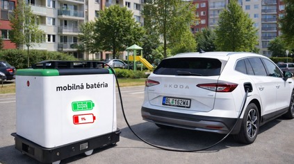 NABÍJACIA STANICA Z OBYČAJNÉHO PARKOVISKA? MOBILNÁ BATÉRIA PRE NABÍJANIE ELEKTROMOBILU KDEKOĽVEK