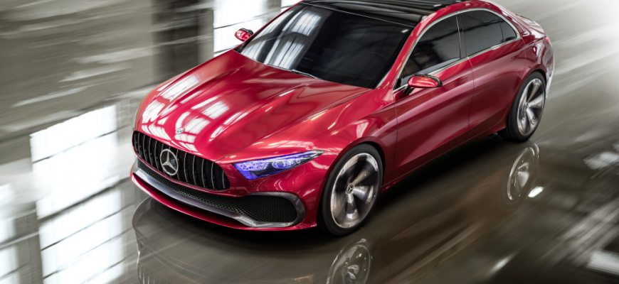 Mercedes predstavil koncept sedanu triedy A, bude to ďalší derivát?