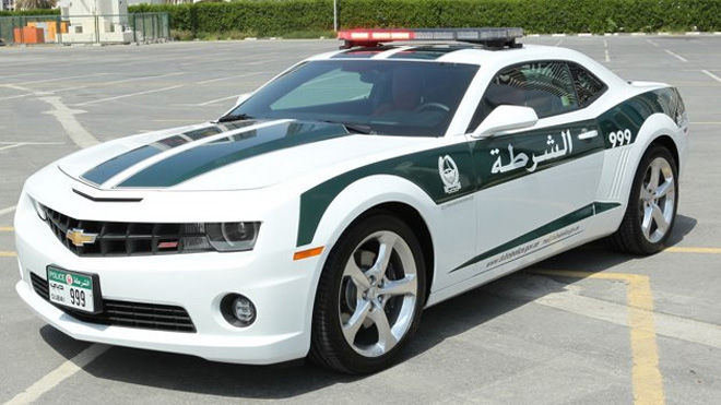 dubai police camaro