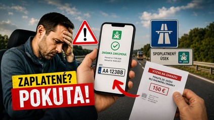 POKUTA ZA DIAĽNIČNÚ ZNÁMKU MÔŽE PRÍSŤ AJ PO ZAPLATENÍ. NA TOTO SI DAJTE POZOR!
