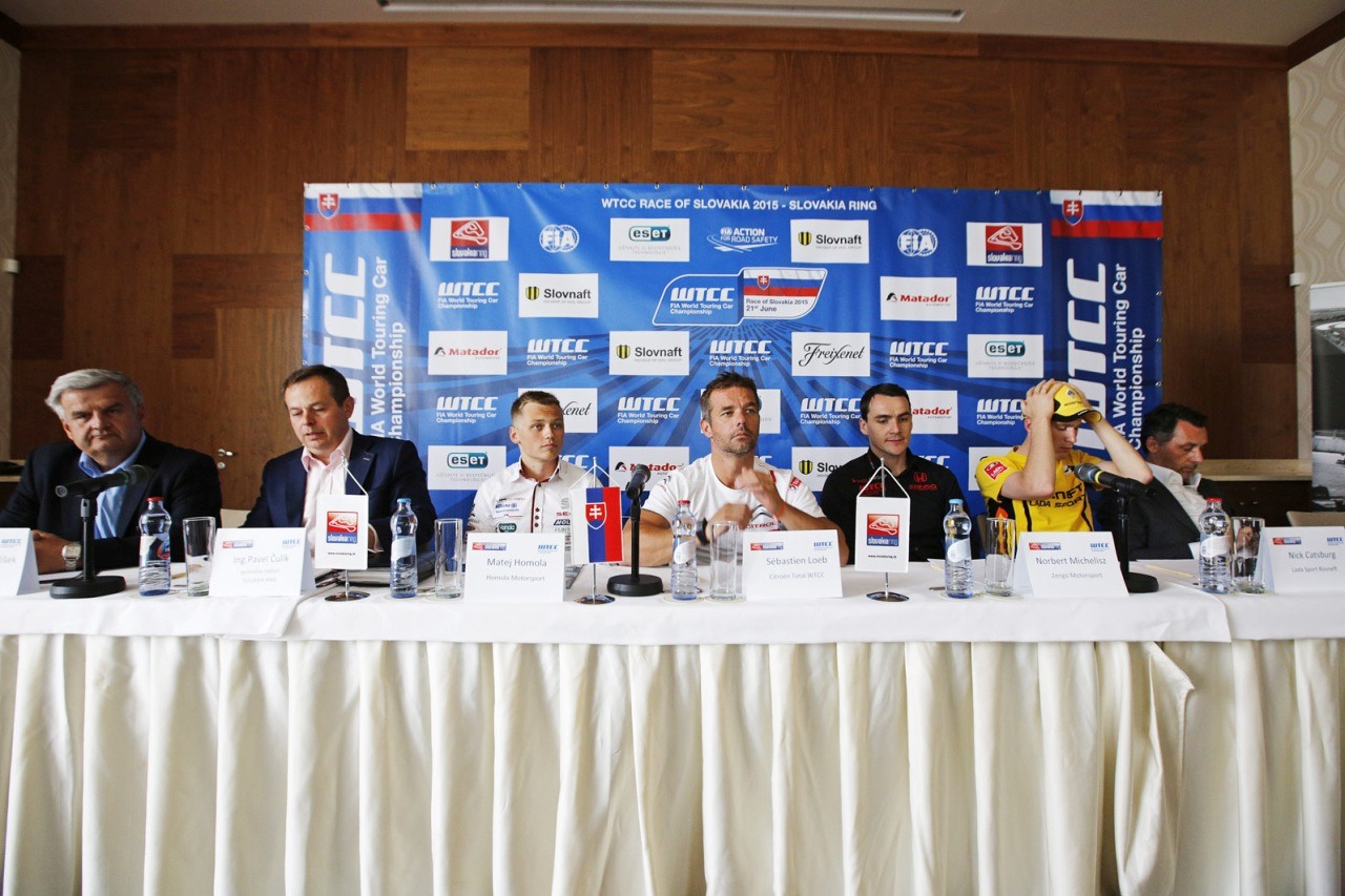 WTCC SlovakiaRing press conference