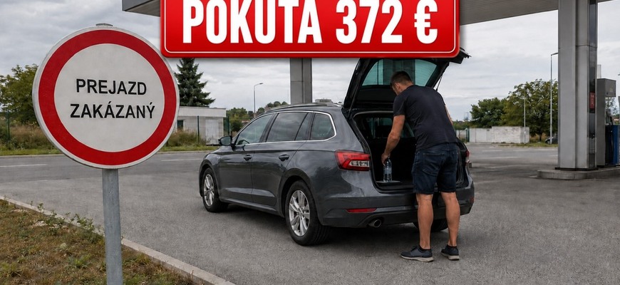Prejazd zakázaný: Pokuta 372 € za minútovú zastávku na pumpe?