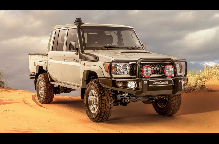 TOYOTA PREDSTAVILA RETRO NOVINKU. LAND CRUISER 79 NAMIB 4.5D V8