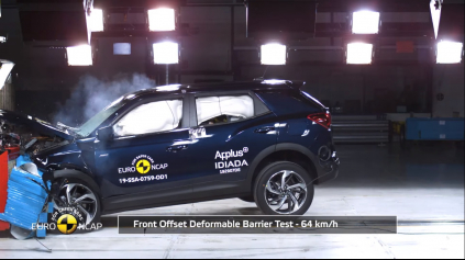 SsangYong Korando Euro NCAP skúšky zvládol na plný počet hviezd