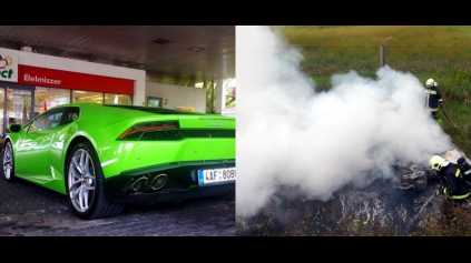 DÁ SA PREŽIŤ STRATA KONTROLY A BÚRAČKA V LAMBORGHINI HURACAN PRI 313 KM/H?