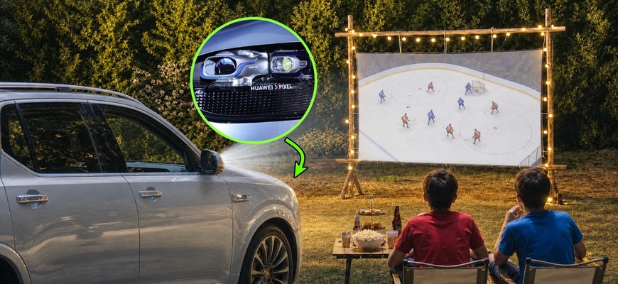Svetlomety ako premietačka? Huawei XPixel mení auto na mobilné kino a to nie je všetko!