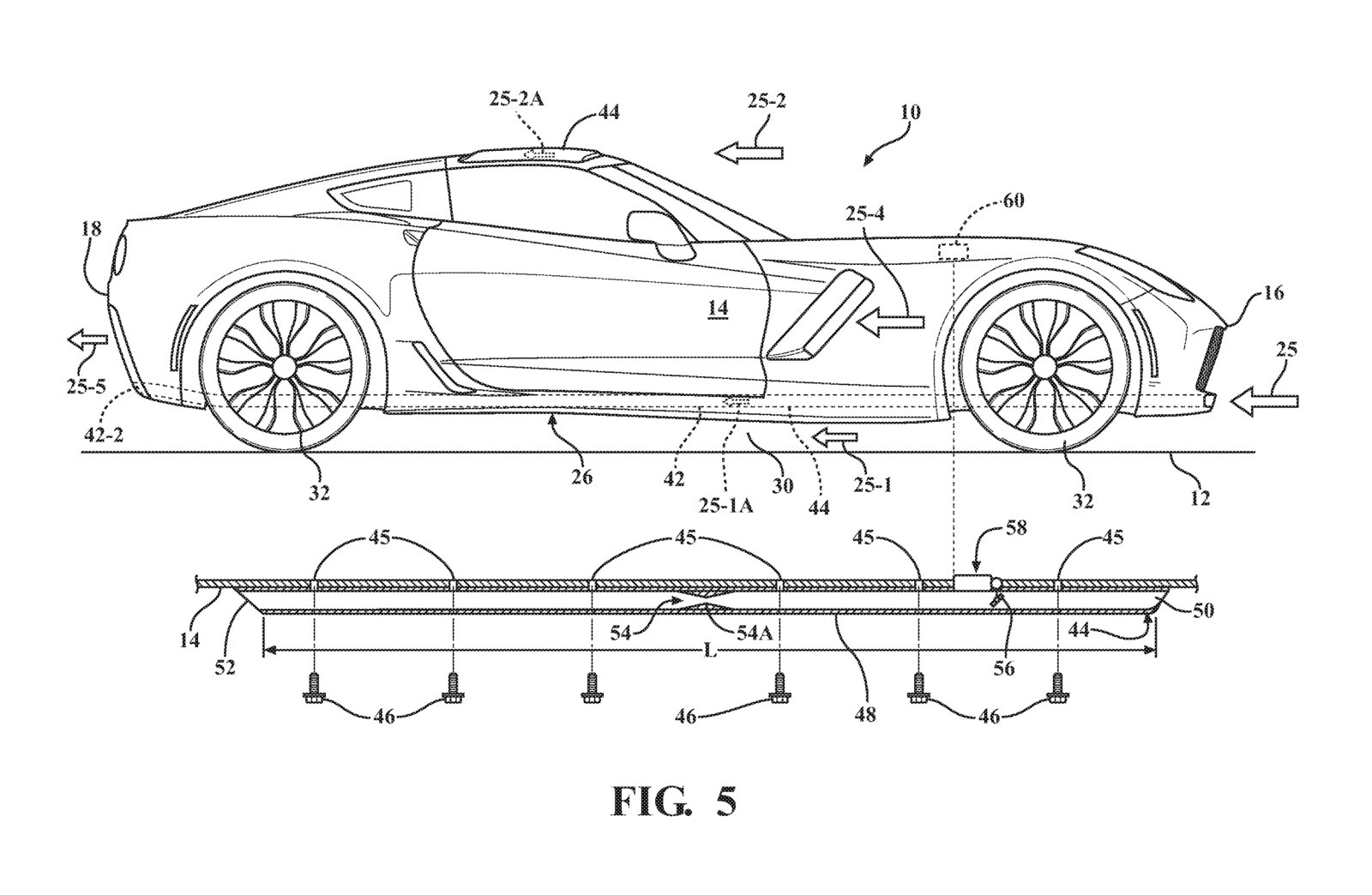 GM novými patentami naznačuje aktívnu aerodynamiku Corvette C8