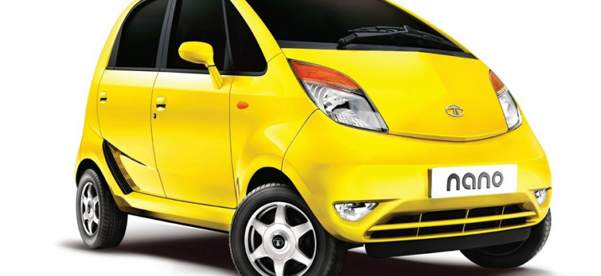 Musí mať lacné auto lacnú reklamu? Tata Nano asi áno.