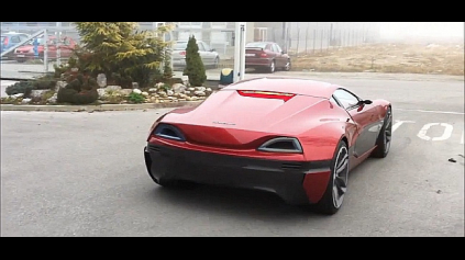 CHORVÁTSKY 1088 KOŇOVÝ ELEKTROSUPERCAR RIMAC CONCEPT ONE OŽIL