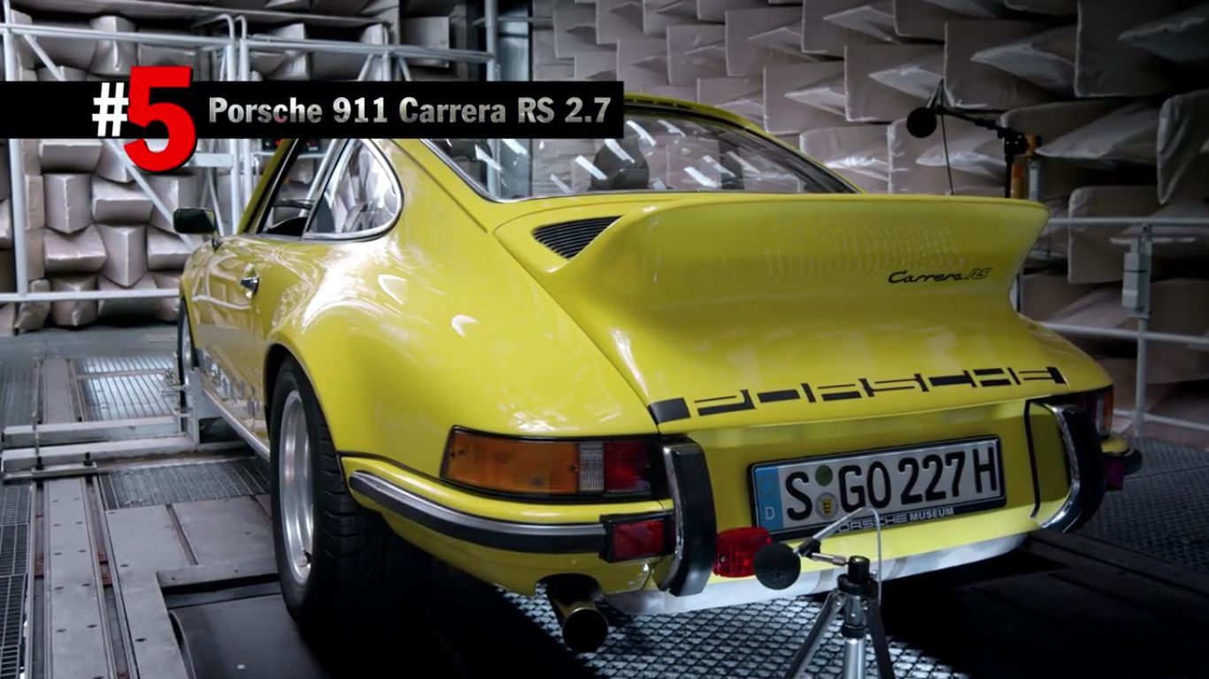 Porsche TOP5 zvuk motorov