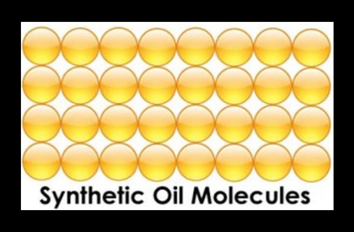struktura molekul syntetickeho oleja
