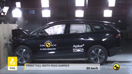 AJ ŠKODA ENYAQ EURO NCAP ZVLÁDLA NA VÝBORNÚ