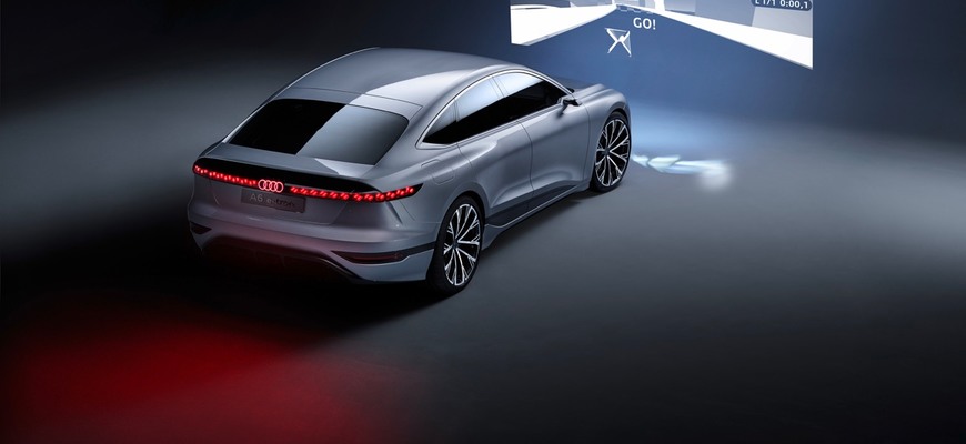 Audi A6 e-tron concept rieši problém nudy počas nabíjania