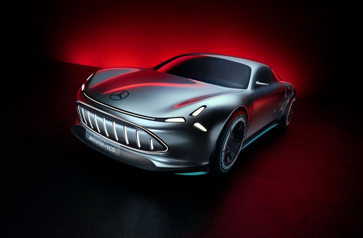 MERCEDES-BENZ VISION AMG JE PREDOBRAZOM ŠPORTOVÉHO ELEKTRICKÉHO SEDANU