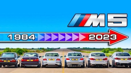 DRAG RACE BMW M5: ŠPRINTY VŠETKÝCH GENERÁCIÍ, OD PRVEJ PO POSLEDNÚ. MÁTE SVOJHO FAVORITA?