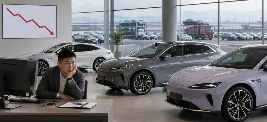Čínsky automobilový trh upadá: Kupujú o pätinu menej áut. Praská ich elektromobilová bublina?