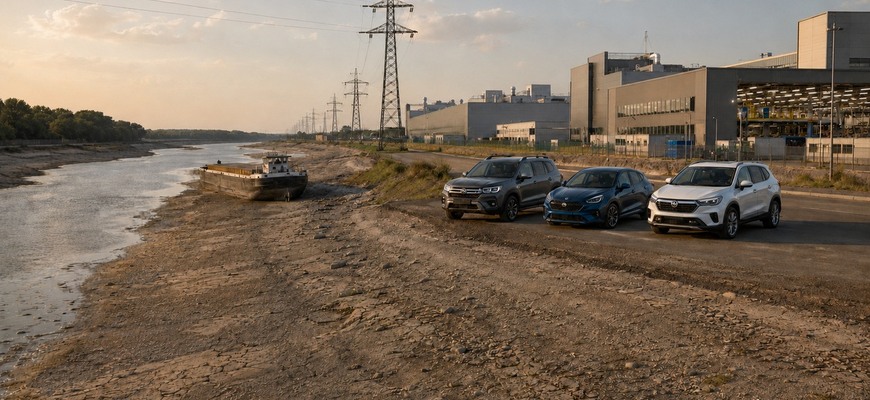 Sucho zastavilo automobilky? Hlavný dôvod odstávok bol iný