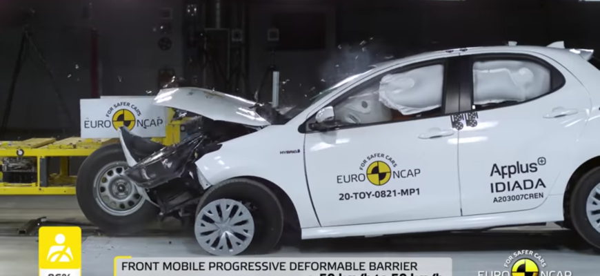 Prvé tohtoročné auto v Euro NCAP Toyota Yaris prešla na výbornú