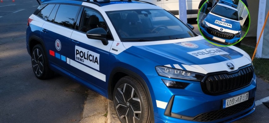 Policajné autá s novým polepom? Nie tak celkom!
