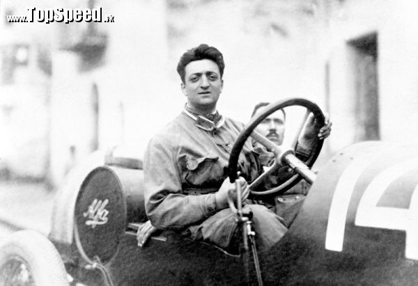 Enzo Ferrari začínal ako mechanik a pretekár...